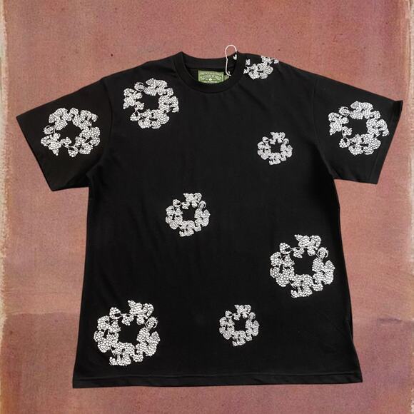 Denim Tears Black Short Sleeve - Picture 1 of 4